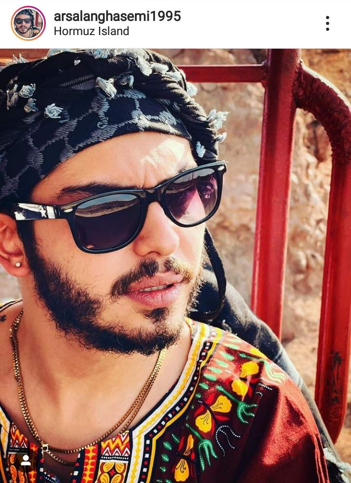 تیپ جدید ارسلان قاسمی +عکس