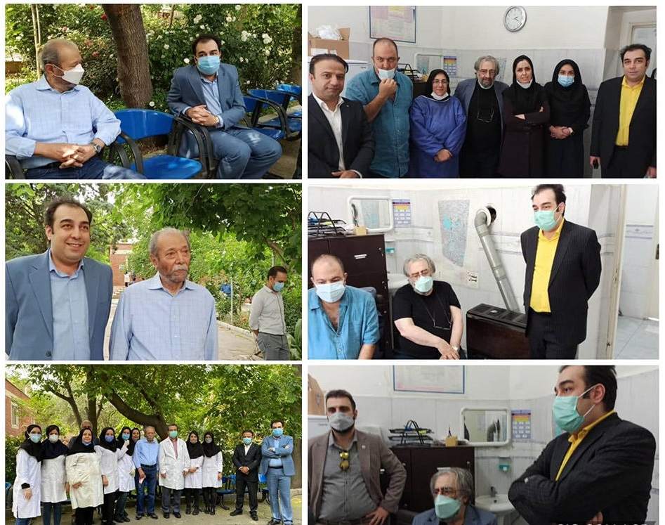 دو هنرمند پیشکسوت واکسن کرونا زدند +عکس
