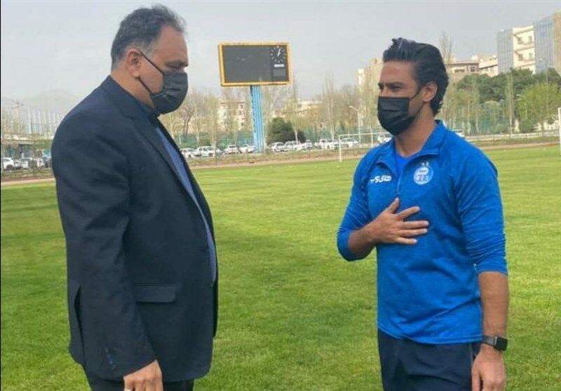 «حیا کن رها کن» در تمرین استقلال/ استقبال بد از مدیرعامل استقلال در تمرین