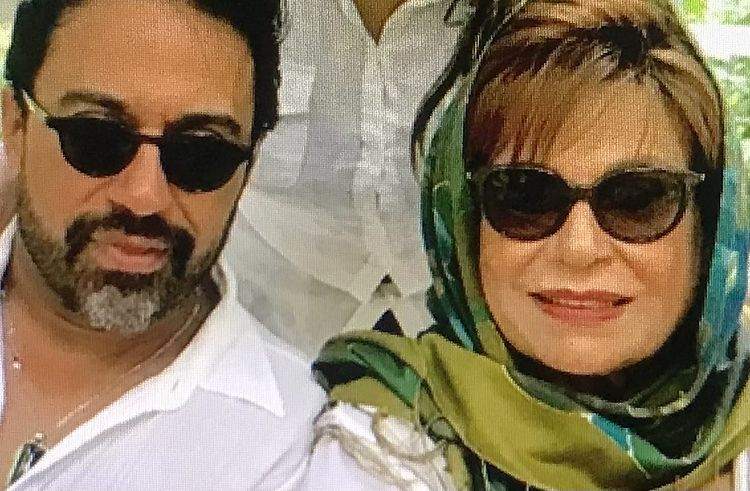 عکس| گوهر خیراندیش و پسرش