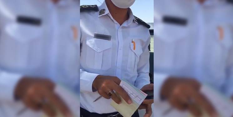 ویدئو| سیلی زدن پلیس راهور به یک راننده!