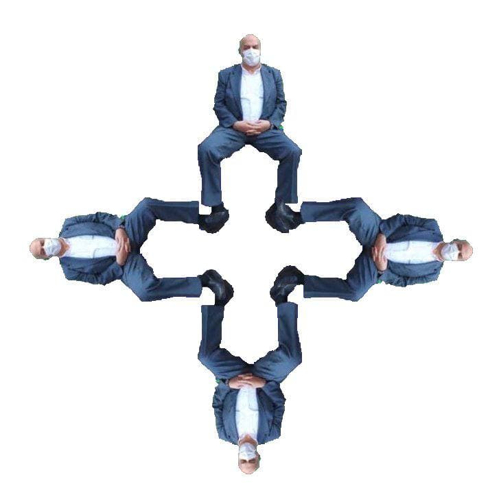 شوخی‌های کاربران با شیوه نشستن عیسی کلانتری +تصاویر