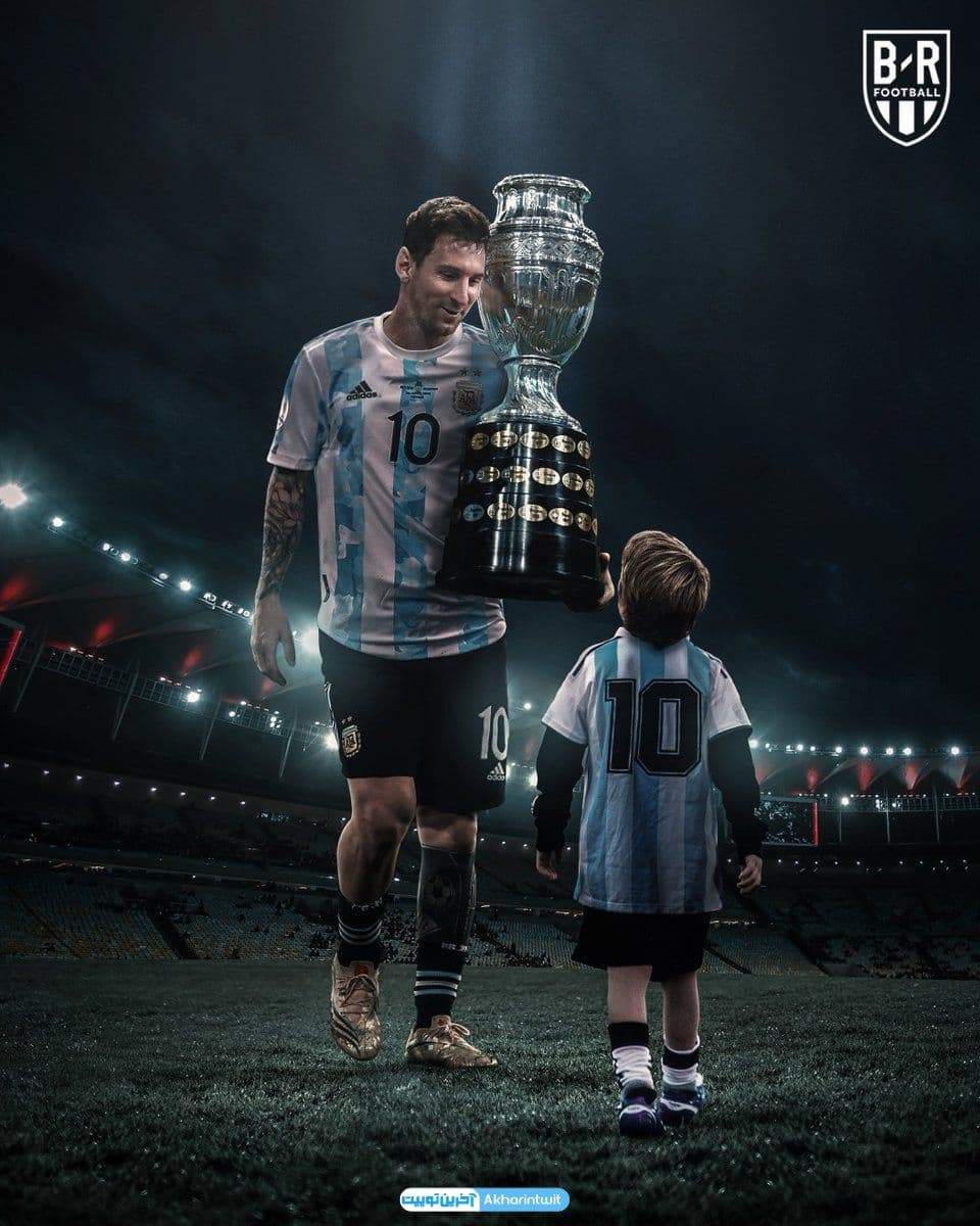 ببینید: جام اولین قهرمانی‌ مسی با آرژانتین به این شخص رسید