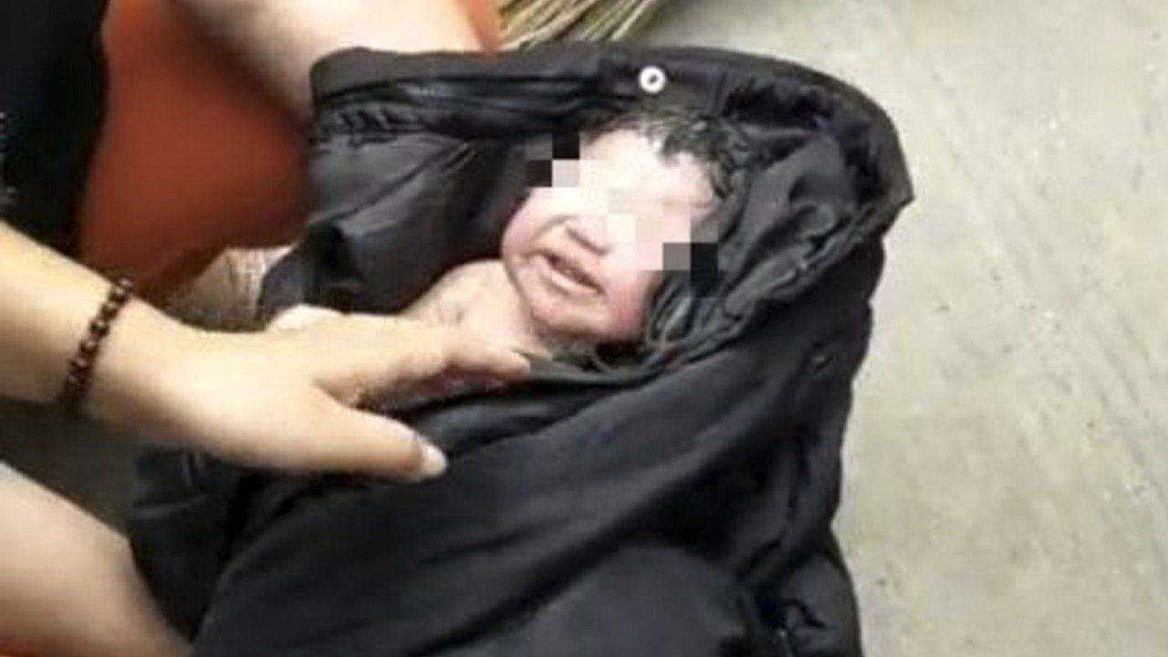 مادری که نوزادش را به سطل آشغال انداخته بود بازداشت شد