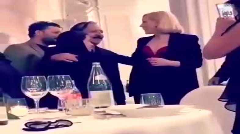 ویدئو| دیدار کیت بلانشت با جواد عزتی و شمیلا شیرزاد در فستیوال ونیز