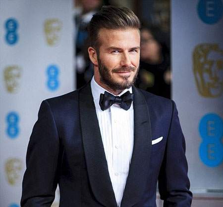 ویدئو| کنترل توپ و حرکات زیبای دیوید بکهام، با کت و شلوار و کفش رسمی!