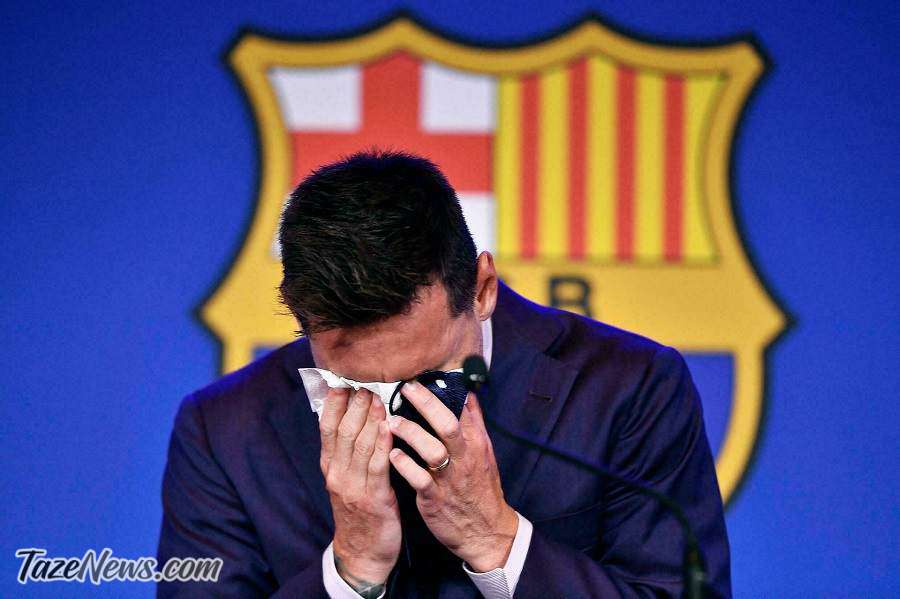 یک میلیون دلار برای دستمالی که مسی با آن اشک‌هایش را پاک کرد! +عکس