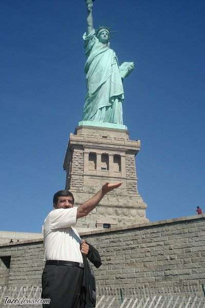 این عکس یادگاری ضرغامی در آمریکا خبرساز شد!