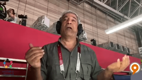 ویدئو| پشت صحنه تماشایی گزارش‌های حماسی هادی عامل از کشتی المپیک