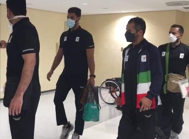 ورود اولین ورزشکاران پارالمپیک ایران به توکیو ورود اولین ورزشکاران پارالمپیک ایران به توکیو