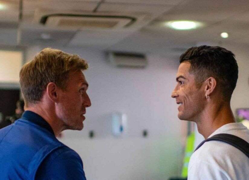 رونالدو به منچستر رسید