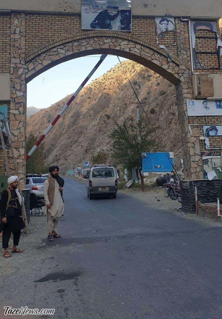 عکس عجیب از ورودی پنجشیر بعد از تصرف طالبان! عکس عجیب از ورودی پنجشیر بعد از تصرف طالبان!