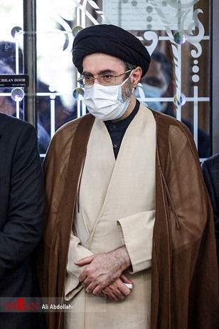 جدیدترین عکس از مجتبی خامنه‌ای در یک مراسم ختم!
