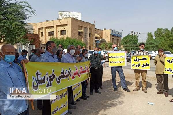 اعتراض بازنشستگان کارگری: حقوق باید طبق تورم باشد! +عکس