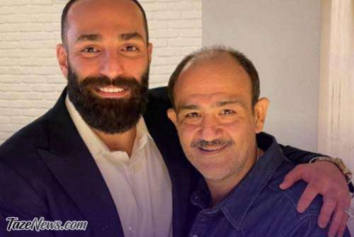 عکس| حمید صفت با مهران غفوریان بعد آزادی از زندان