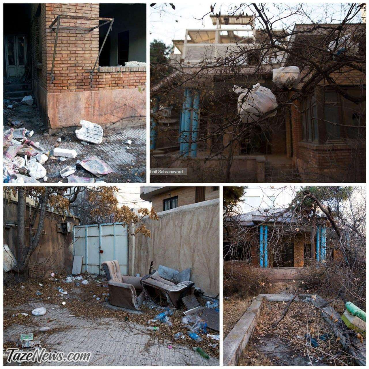 عکس| خانه نا آباد نیما یوشیج