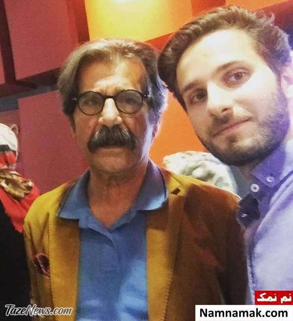 تصاویری از مرحوم عزت‌الله مهرآوران در کنار خسرو شکیبایی، همسر و فرزندش