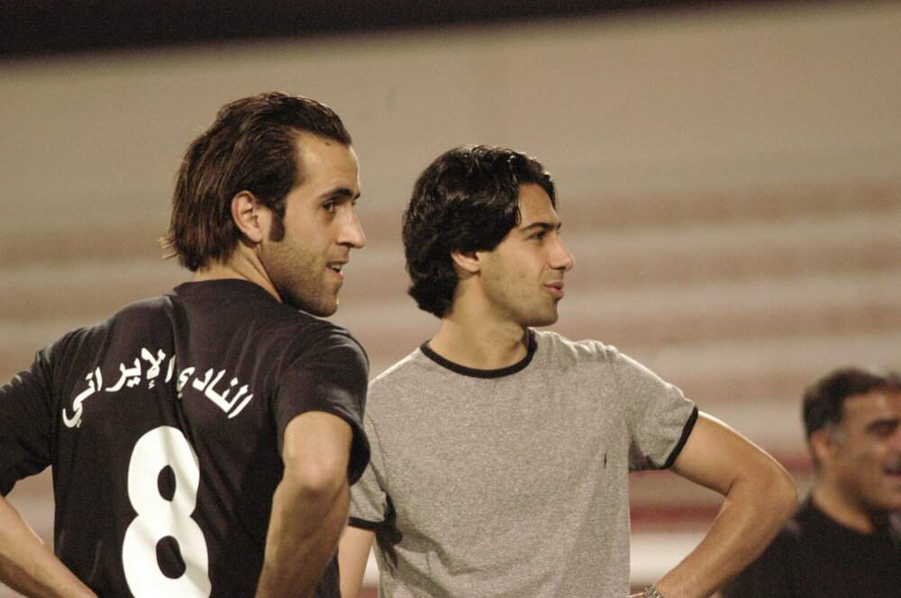 علی کریمی و فرهاد مجیدی در دبی