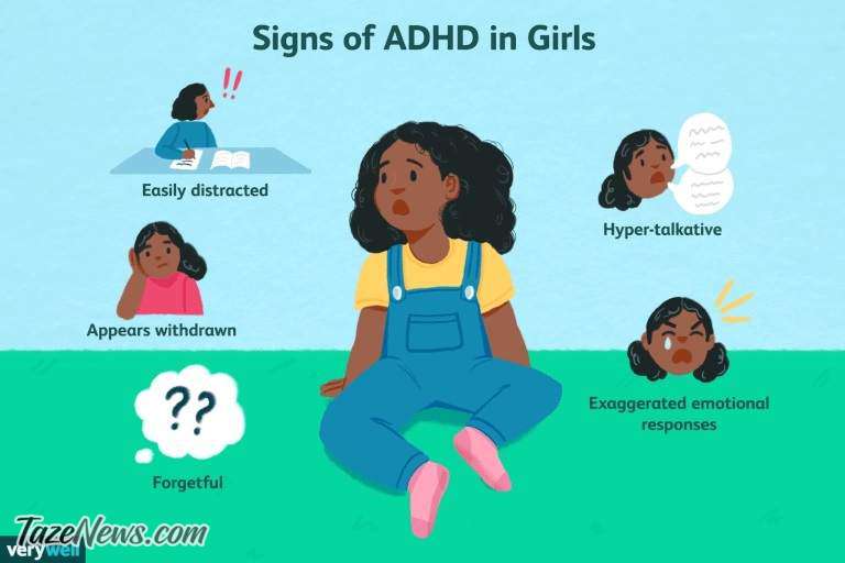علائم اختلال ADHD در دختربچه‌ها