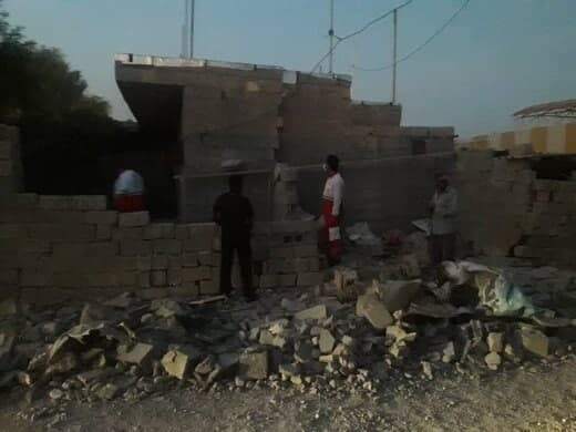 تصاویری تلخ از کانون زلزله مخرب در استان هرمزگان