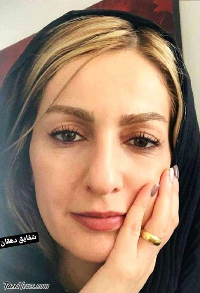 عکس| حلقه دست شقایق دهقان سوژه شد عکس| حلقه دست شقایق دهقان سوژه شد
