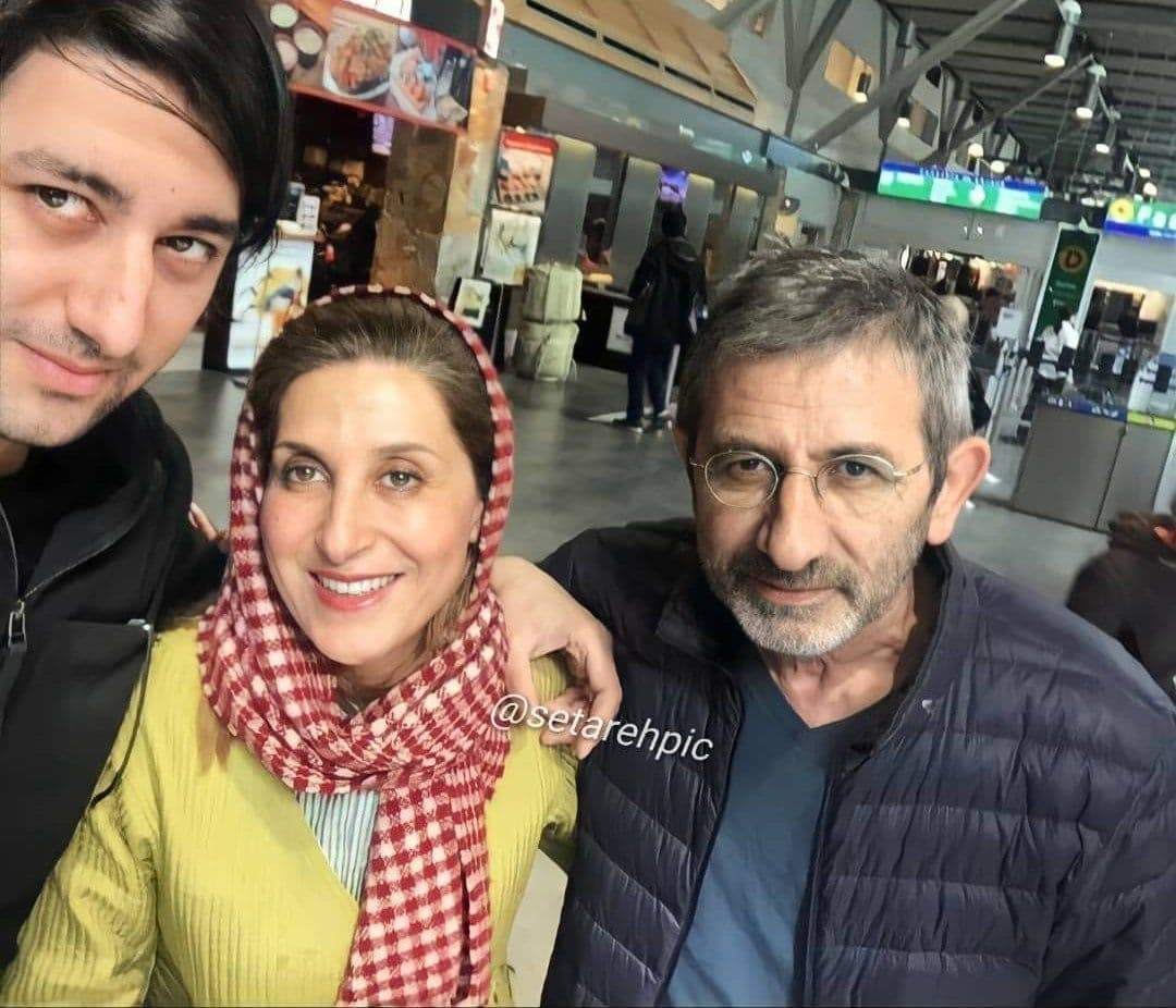 عکس| فاطمه معتمدآریا در کنار همسر و پسرش
