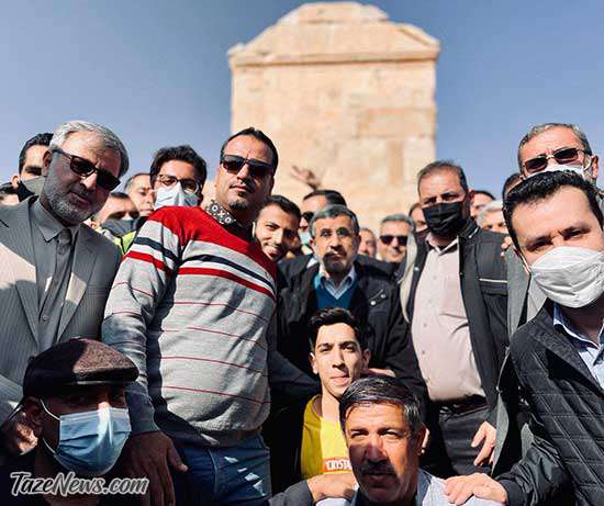 عکس| محمود احمدی‌نژاد در پاسارگاد