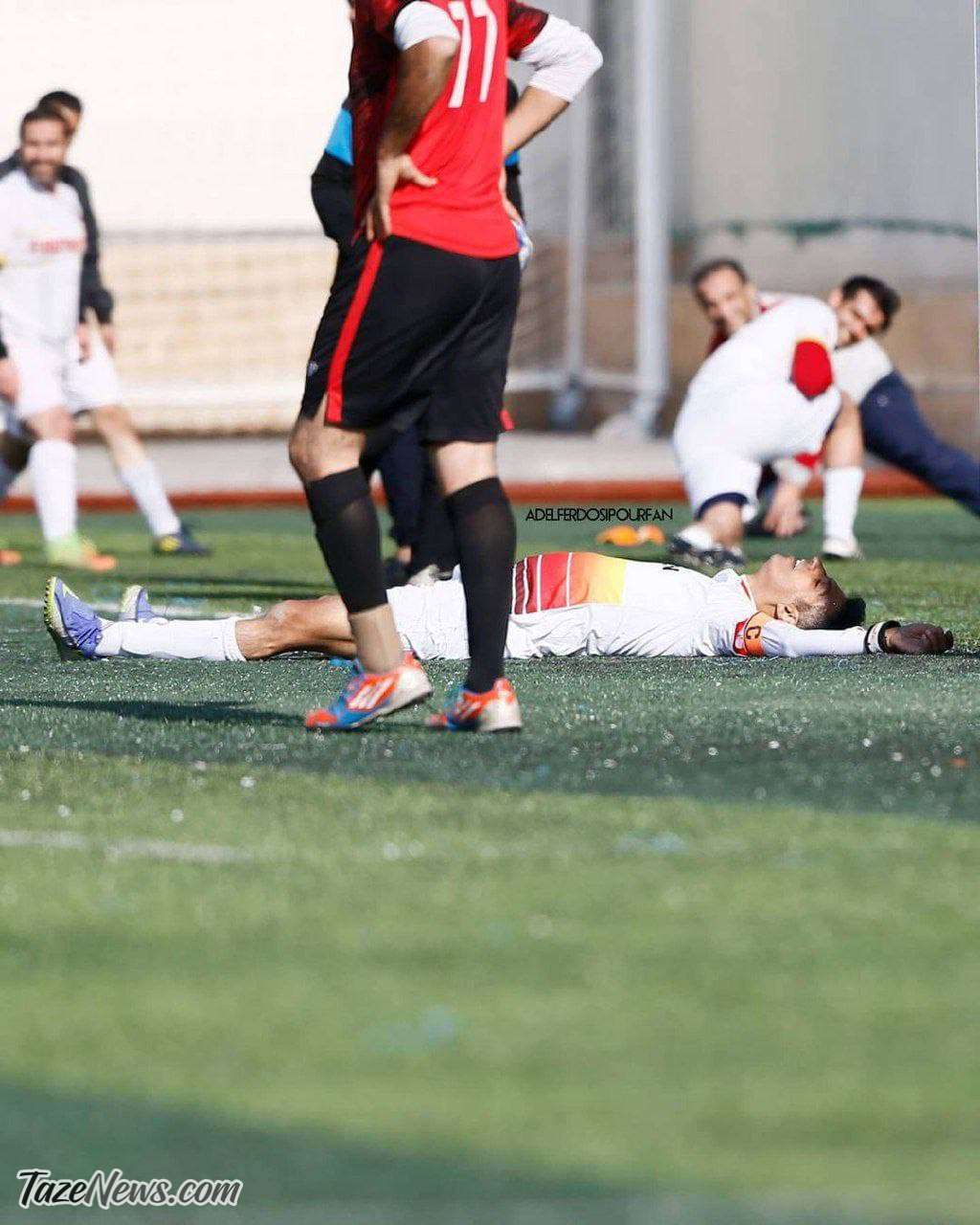 فردوسی‌پور از نمایی متفاوت نقش بر زمین +عکس