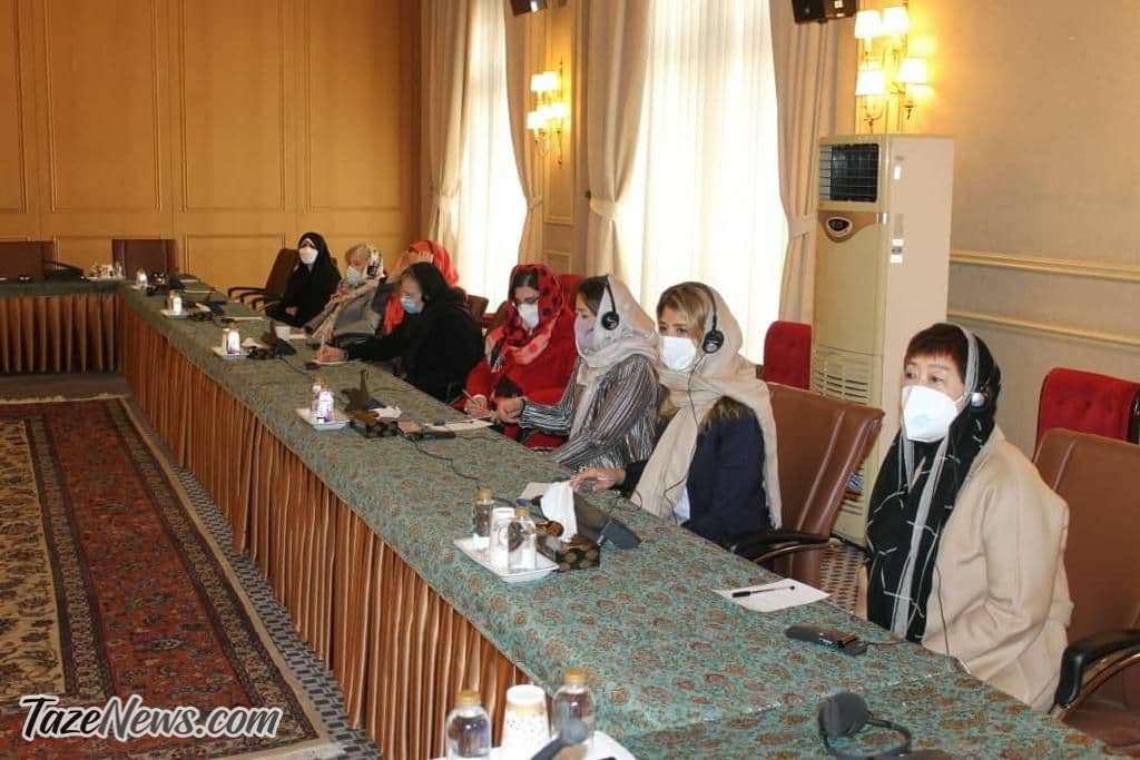 عکس یادگاری همسر امیرعبداللهیان با همسران سفرای خارجی