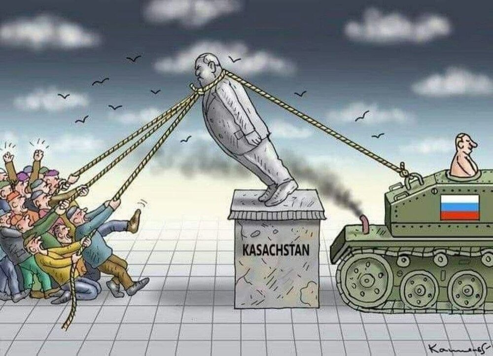 ببینید: طناب‌کشی پوتین با مردم قزاقستان!