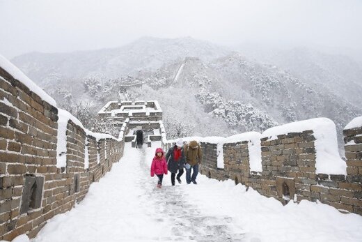 ویدئو| سرخوردن روی بلندترین دیوار جهان