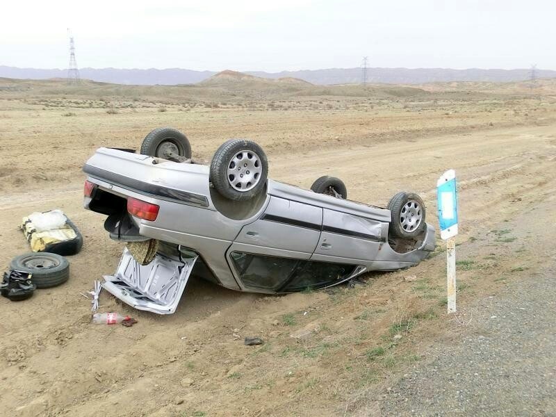 واژگونی خونین خودرو جان ۸ نفر را گرفت واژگونی خونین خودرو جان ۸ نفر را گرفت