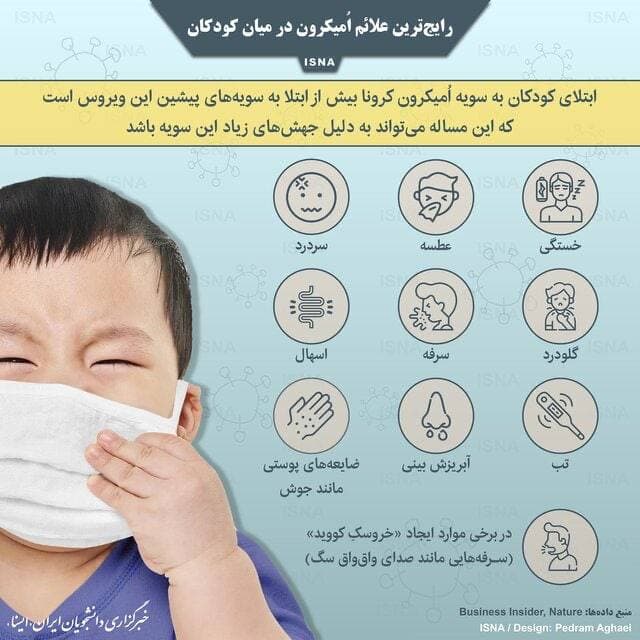 مهم‌ترین علائم اومیکرون در کودکان را بشناسید