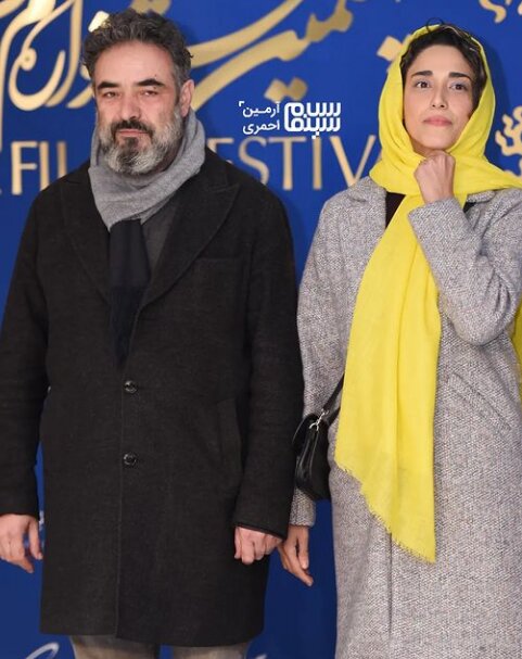 عکس| حسن معجونی و همسرش در جشنواره فیلم فجر