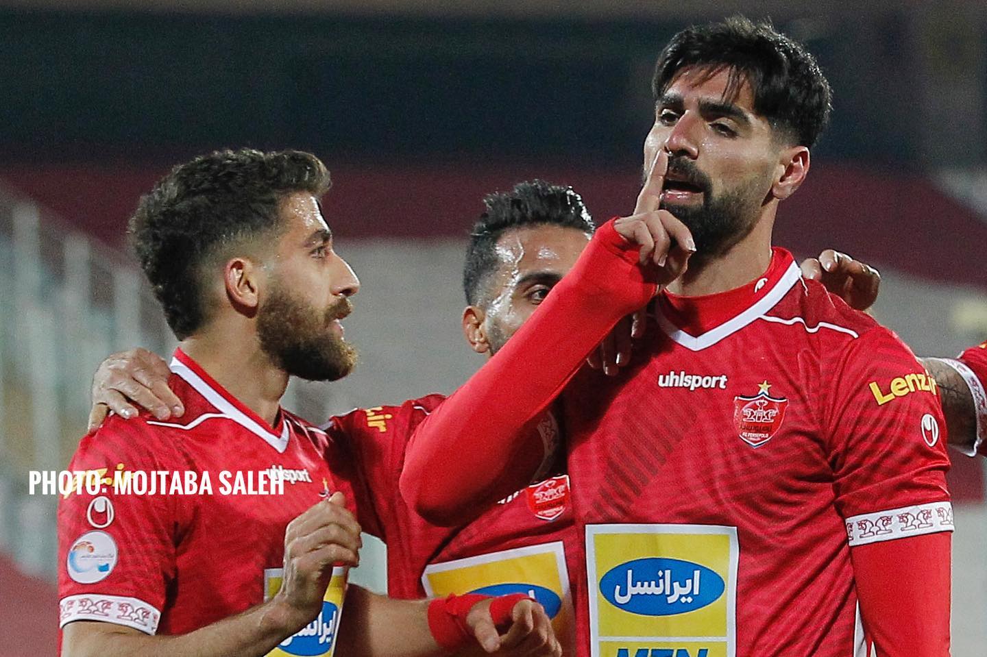 رمزگشایی از شادی عجیب گلزن پرسپولیس؛ آن «هیس» را برای من فرستاد! +عکس