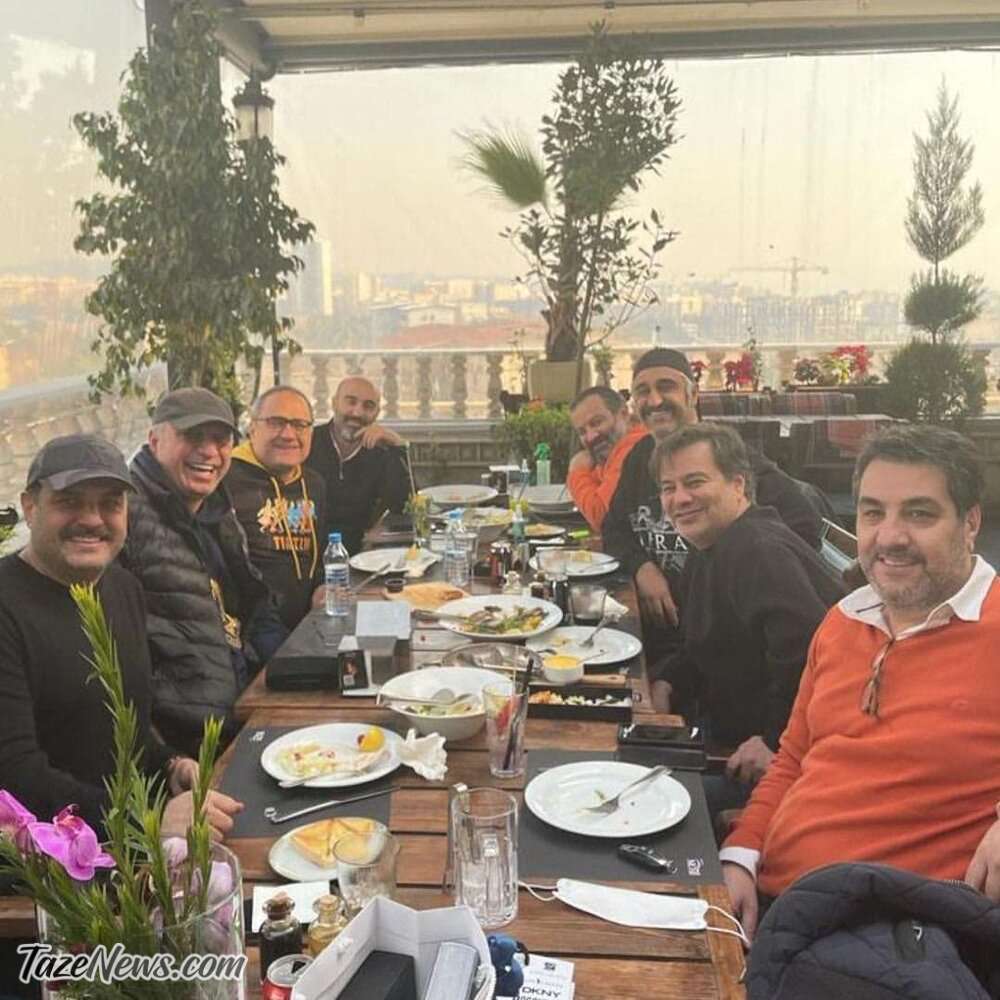 عکس| محسن تنابنده، رامبد جوان،  پژمان جمشیدی و حمید فرخ‌نژاد در دورهمی دوستانه