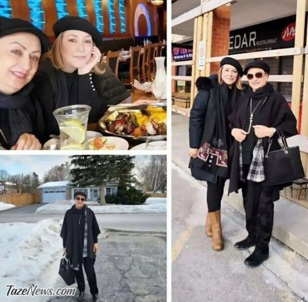 اولین تصاویر مریم امیرجلالی و دخترش در کانادا