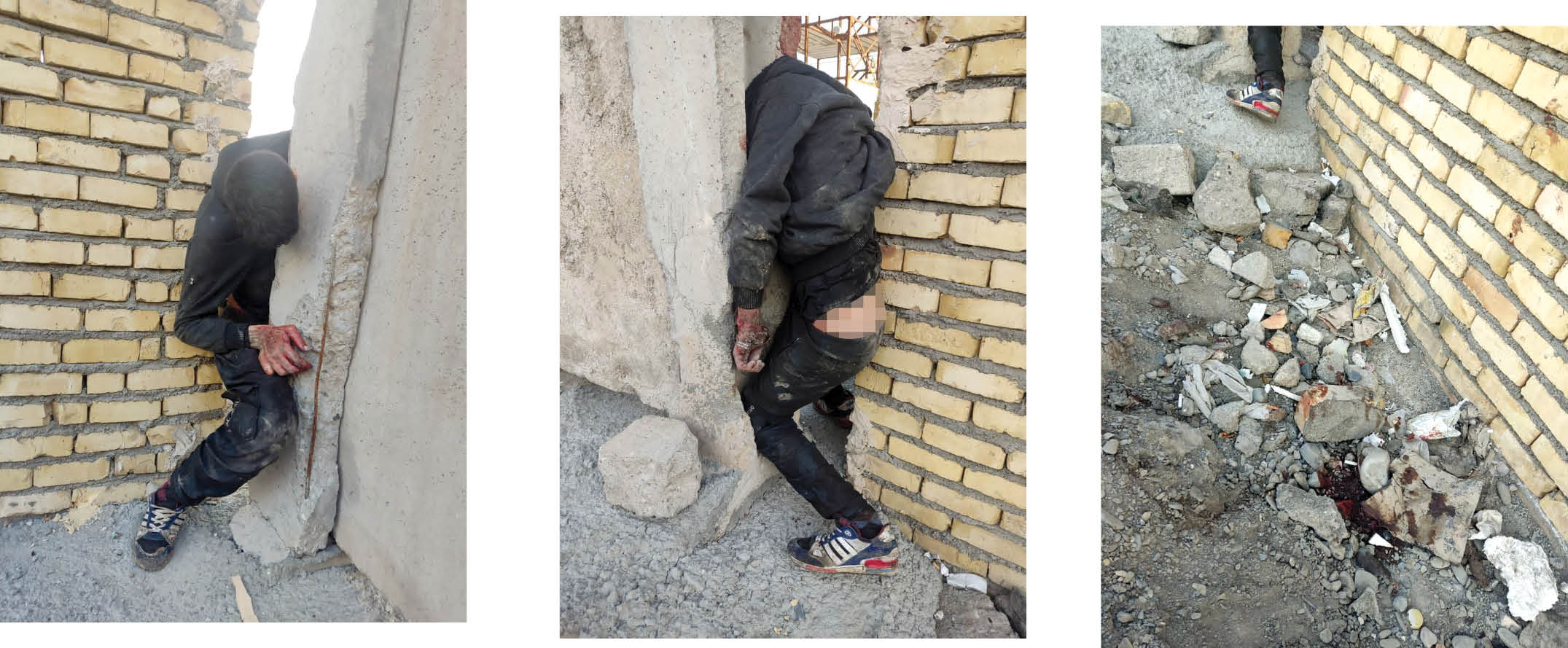 مرگ خونین جوان ۲۲ ساله لای دیوار +عکس