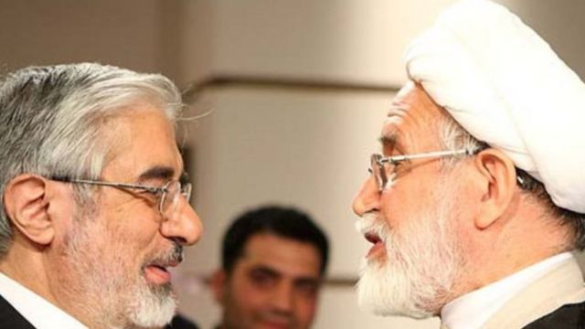 تماس تلفنی میرحسین موسوی با مهدی کروبی تماس تلفنی میرحسین موسوی با مهدی کروبی