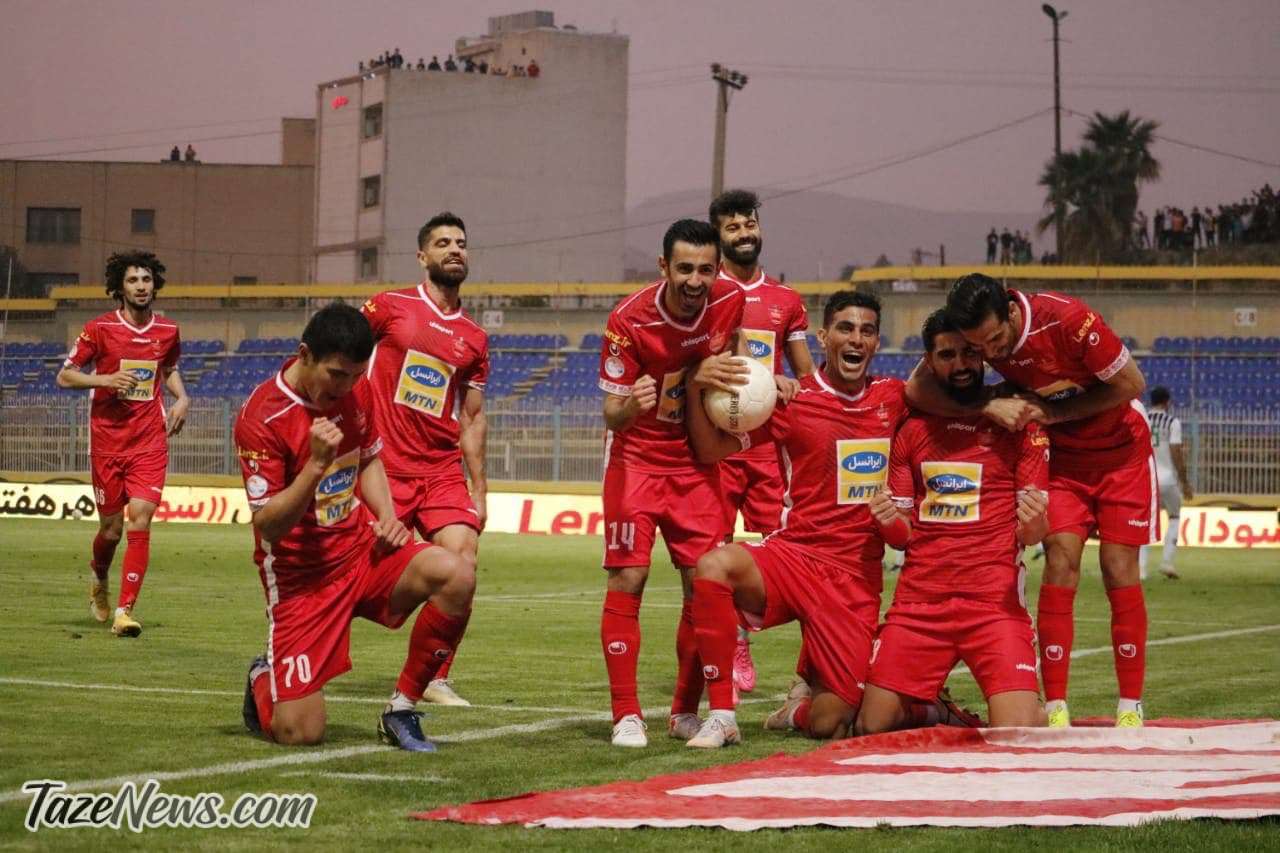 نفت مسجد سلیمان ۱ - ۲ پرسپولیس/ برد شاگردان گل‌محمدی در آستانه دربی
