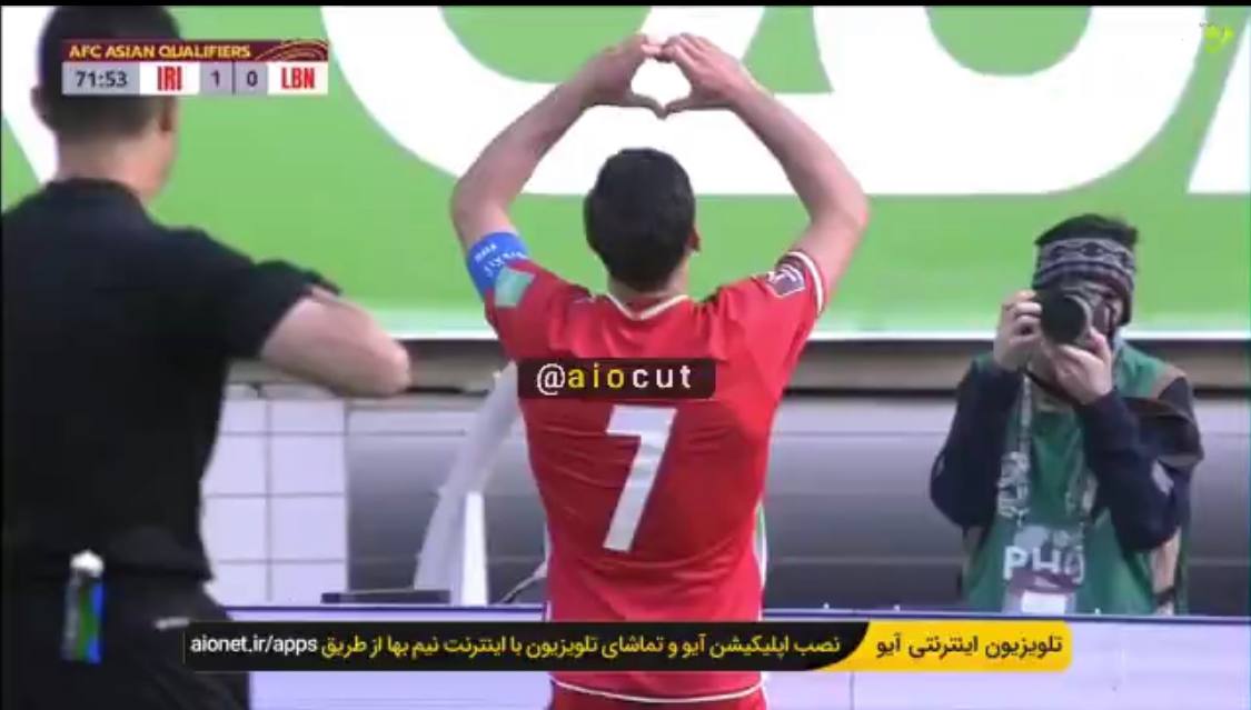 ویدئو| گل دوم ایران به لبنان در دقیقه ۷۲