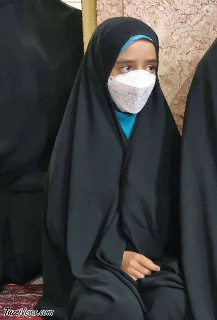 تصویری از دختر ۸ ساله طلبه‌ای که در حرم رضوی به شهادت رسید
