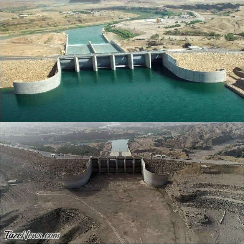 عکسی از ترسناک‌ترین بحرانی که ایران را تهدید می‌کند