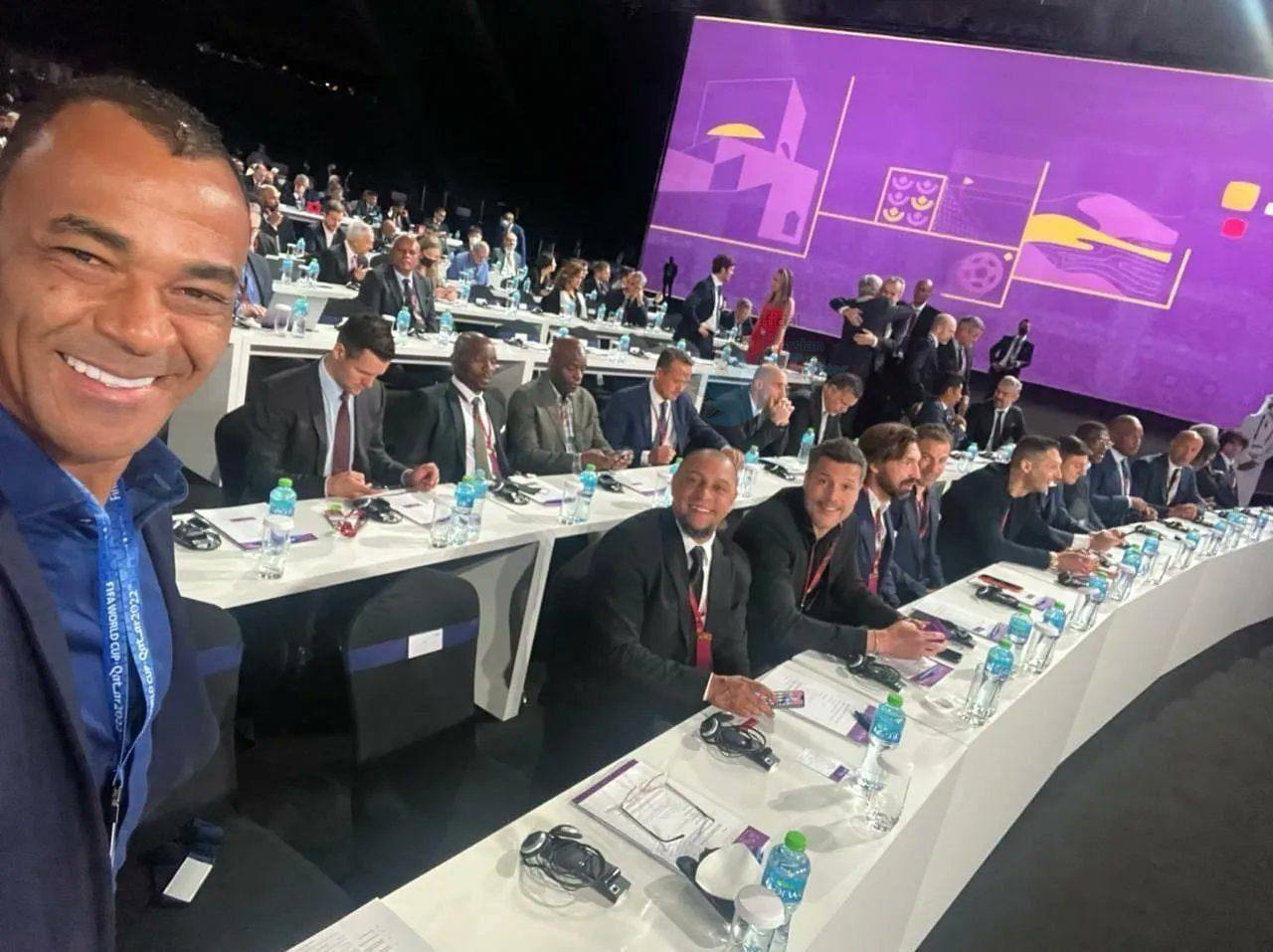 علی دایی و کافو، کاپیتان قهرمان جام‌جهانی در قطر +عکس