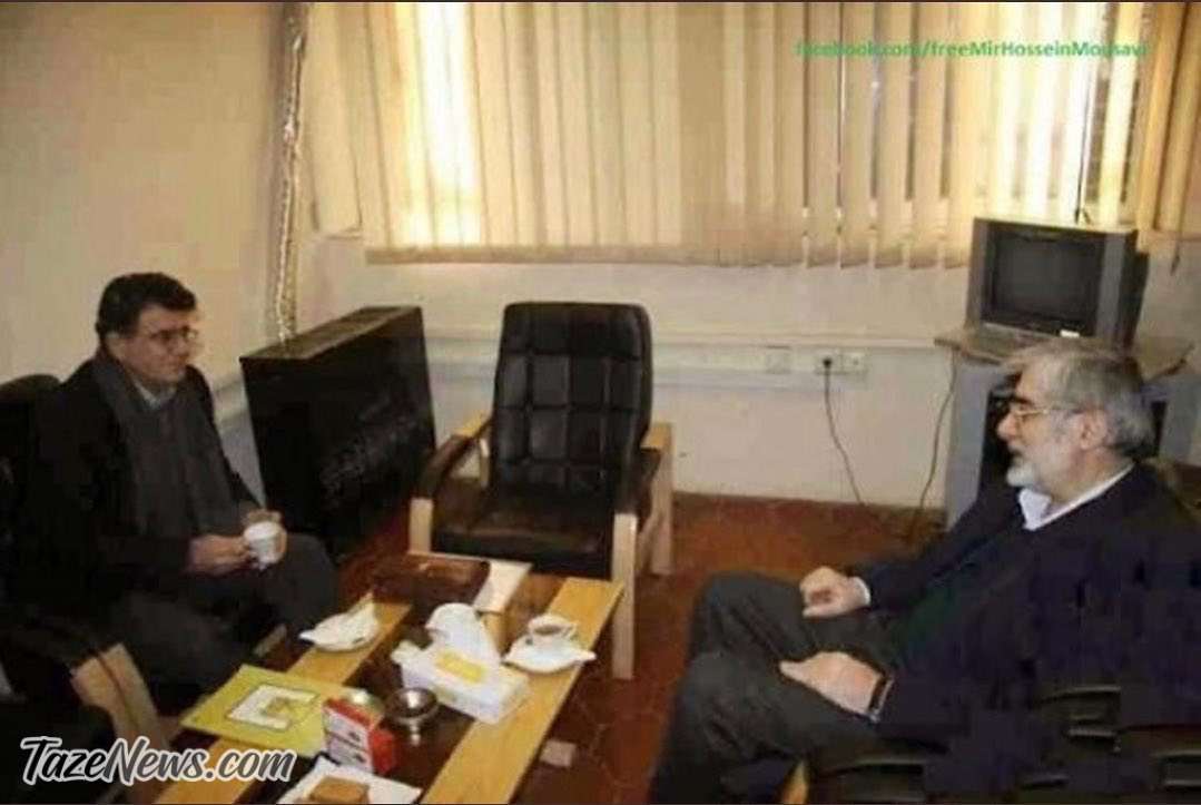 عکسی دیده نشده از استاد شجریان و میرحسین موسوی