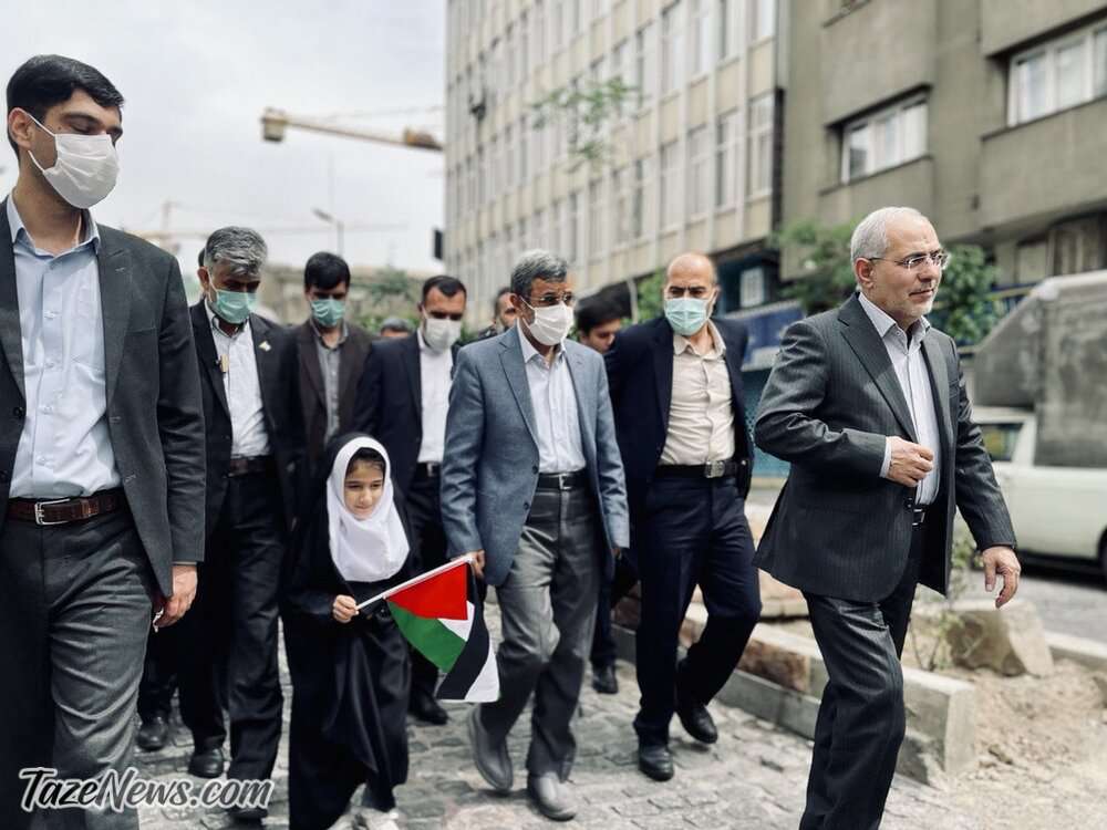 عکس| احمدی‌نژاد سوژه راهپیمایی روز قدس!