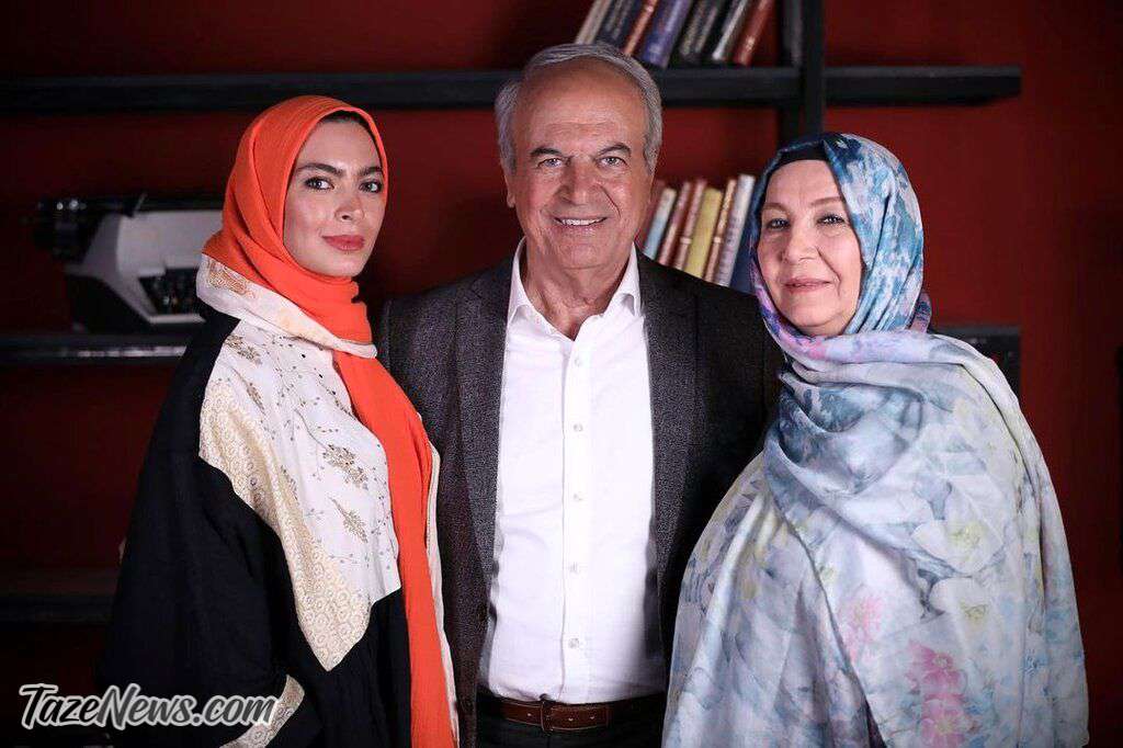 عکس| رضا نیکخواه همراه همسر و دخترش در دورهمی