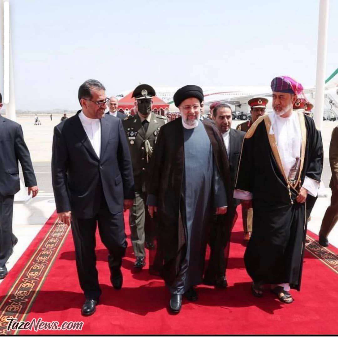 عکس| نگاه عصبانی پادشاه عمان به سفیر ایران در حضور رئیسی!