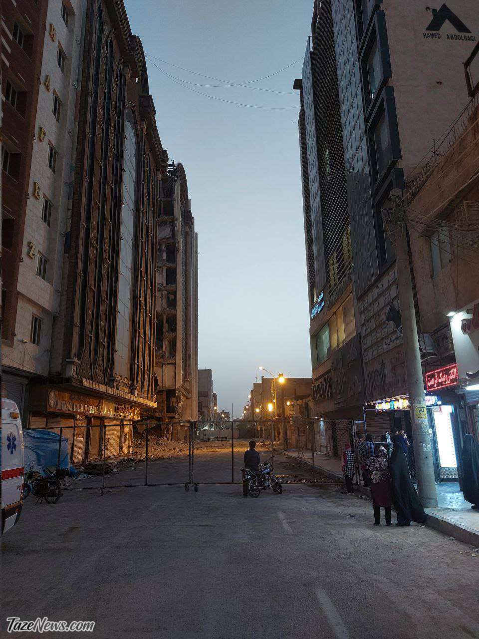تازه‌ترین عکس از متروپل، غروب دوشنبه!