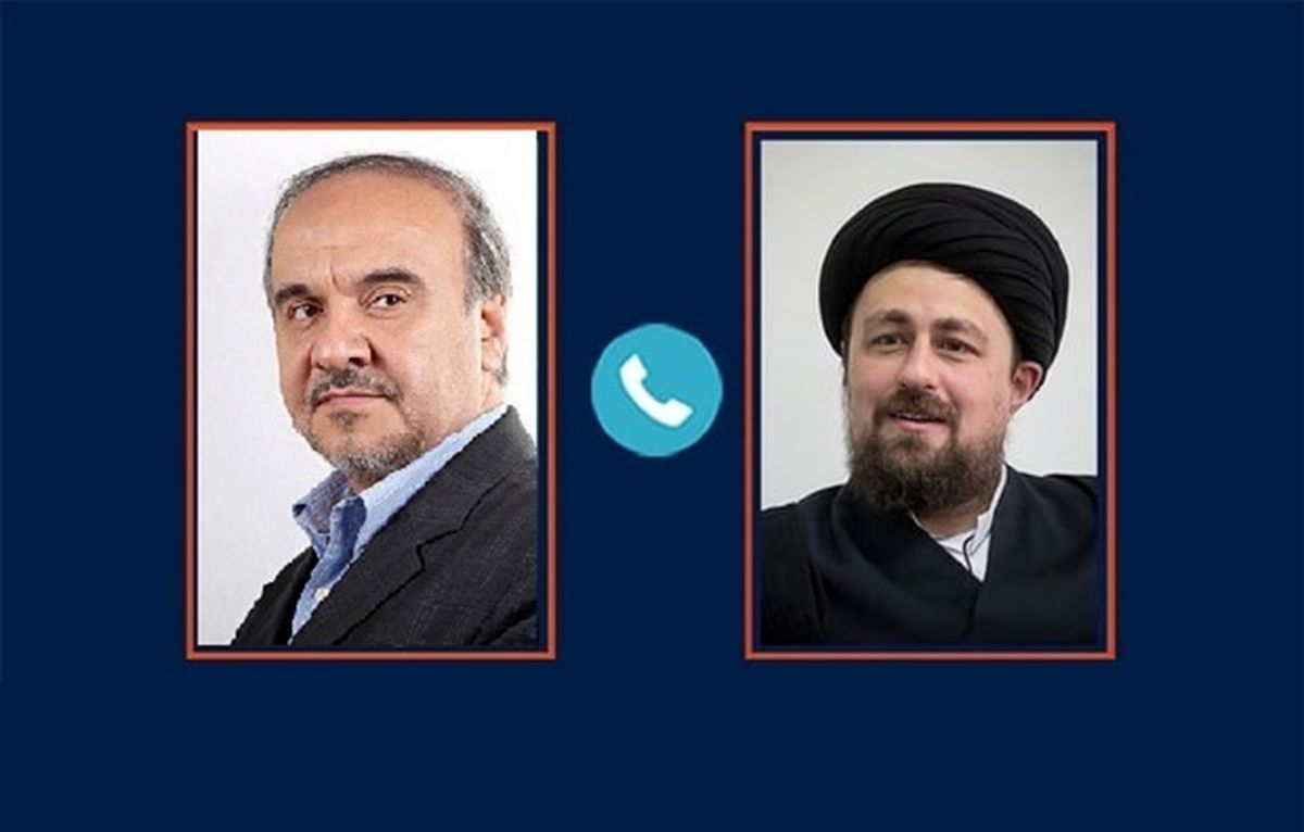 احوالپرسی سید حسن خمینی از وزیر دولت روحانی احوالپرسی سید حسن خمینی از وزیر دولت روحانی